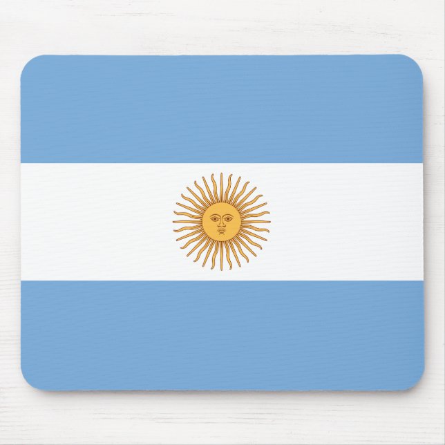 Bandeira Mousepad de Argentina (Frente)