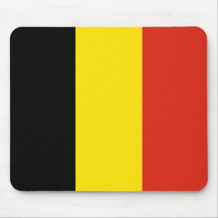 Bandeira Mousepad de Bélgica