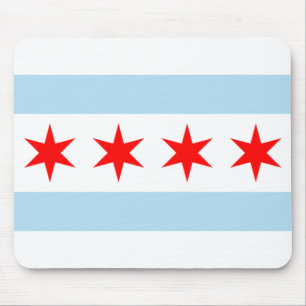 Bandeira Mousepad de Chicago