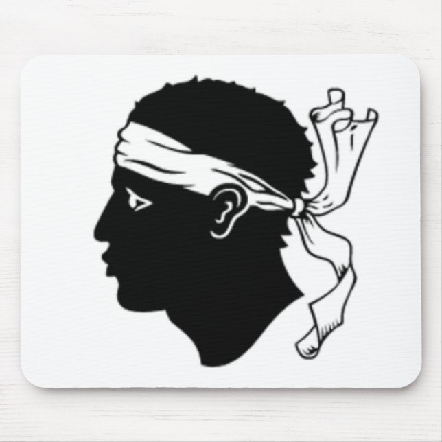 Bandeira Mousepad de Córsega (Frente)