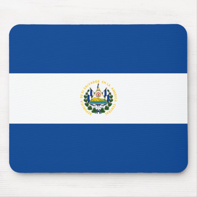 Bandeira Mousepad de El Salvador (Frente)