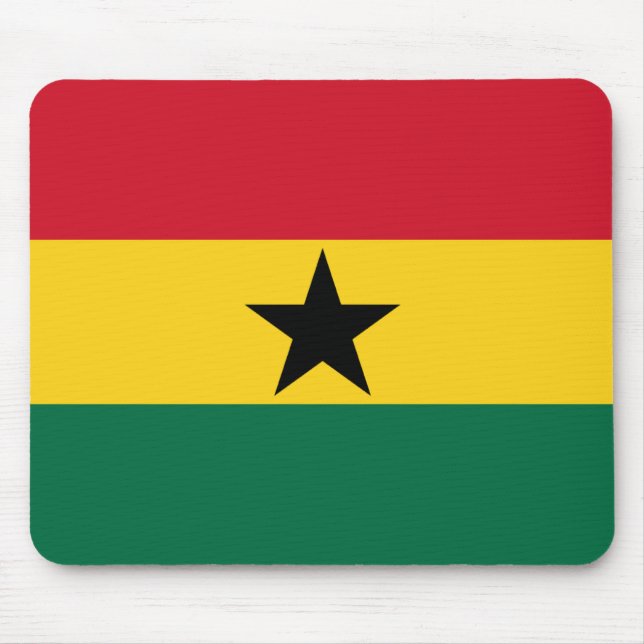 Bandeira Mousepad de Ghana (Frente)