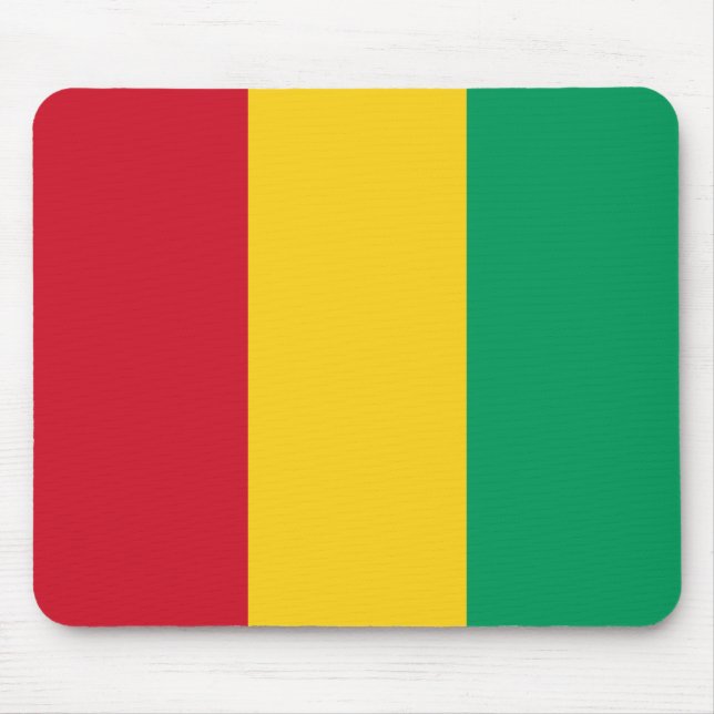 Bandeira Mousepad de Guiné-Conakry (Frente)