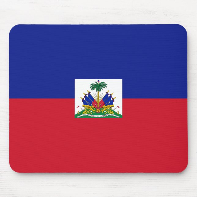 Bandeira Mousepad de Haiti (Frente)