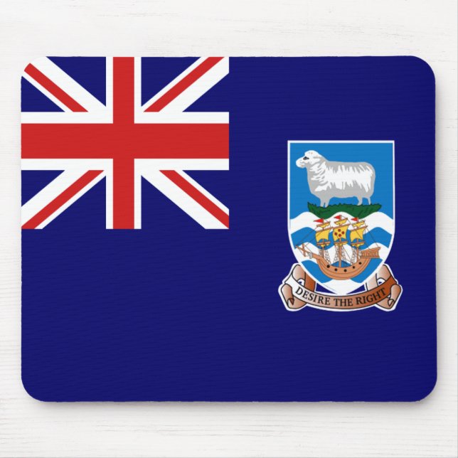 Bandeira Mousepad de Ilhas Falkland (Frente)