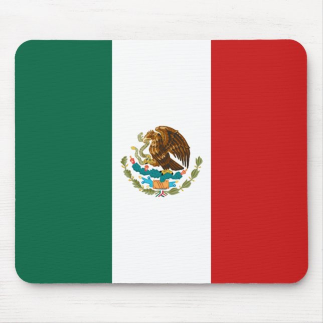 Bandeira Mousepad de México (Frente)