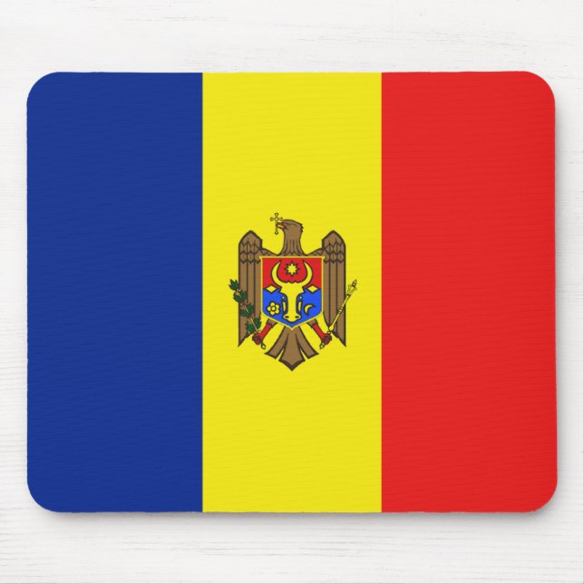Bandeira Mousepad de Moldova (Frente)