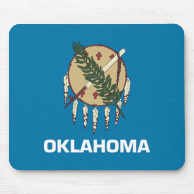 Bandeira Mousepad de Oklahoma (Frente)
