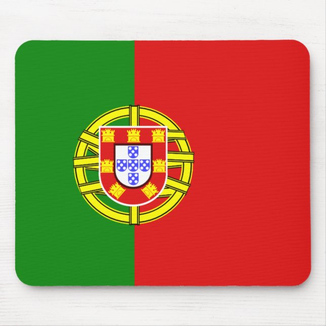 Bandeira Mousepad de Portugal (Frente)