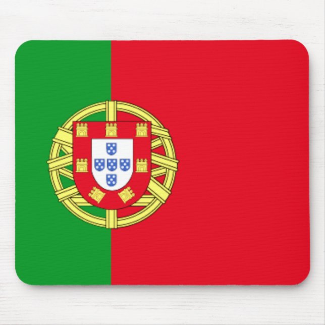 Bandeira Mousepad de Portugal (Frente)