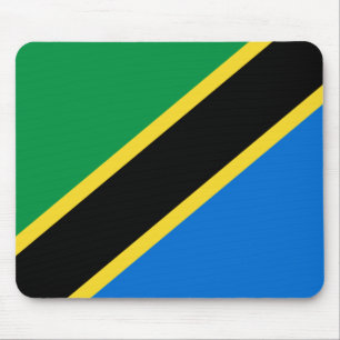 Bandeira Mousepad de Tanzânia