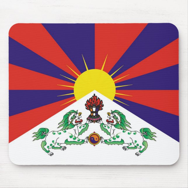 Bandeira Mousepad de Tibet (Frente)