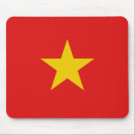 Bandeira Mousepad de Vietnam<br><div class="desc">Este design do mousepad compreende simplesmente a bandeira vietnamiana. Uma grande maneira de recordar Vietnam quando no computador.</div>