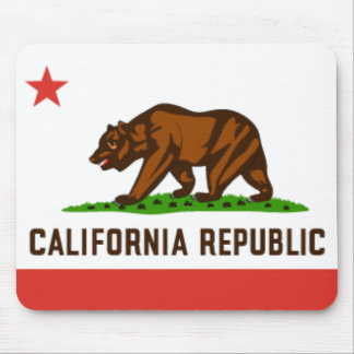 Bandeira Mousepad do estado de Califórnia
