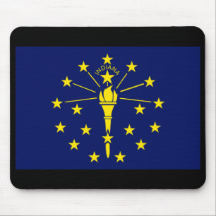 Bandeira Mousepad do estado de Indiana