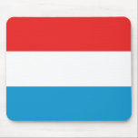 Bandeira Mousepad Luxemburgo<br><div class="desc">Este design de porta-voz é simplesmente constituído pela bandeira luxemburguesa. Uma excelente maneira de lembrar Luxemburgo enquanto estava no computador.</div>