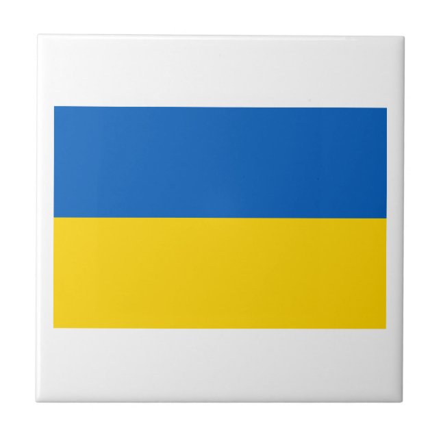 Bandeira Nacional da Ucrânia (Frente)