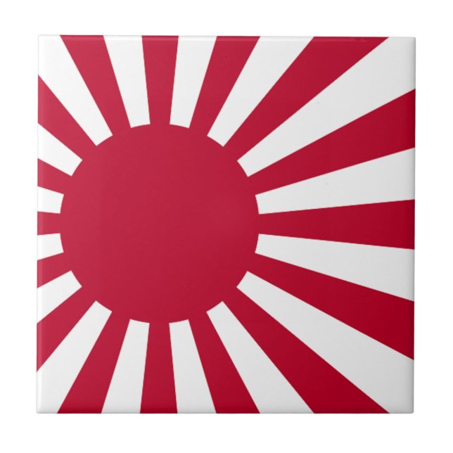 Bandeira naval de Japão - bandeira japonesa de Sun (Frente)