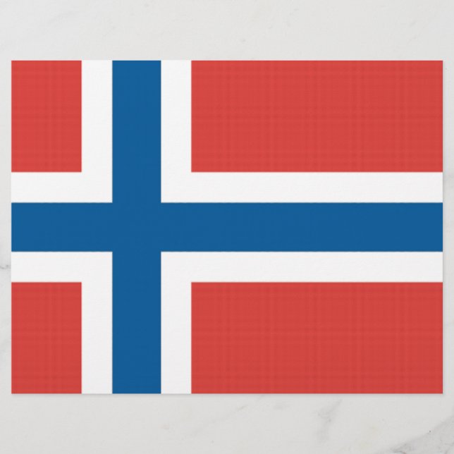 Bandeira norueguesa (Frente)