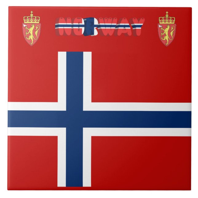 Bandeira norueguesa (Frente)