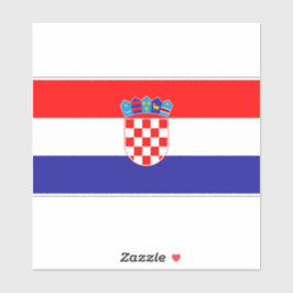 Bandeira Oficial da Croácia | Adesivo do Emblema N
