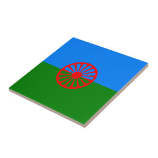 Bandeira oficial do cigano do Romani