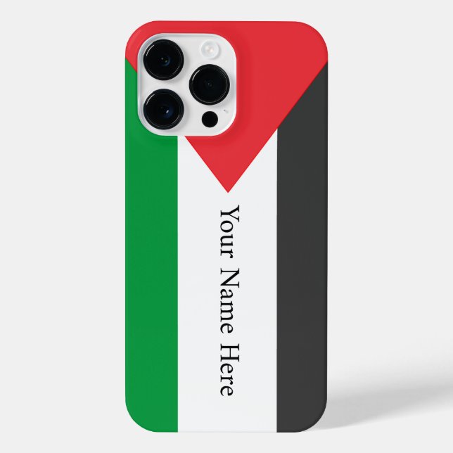 Bandeira Palestina Livre sob medida (Verso)