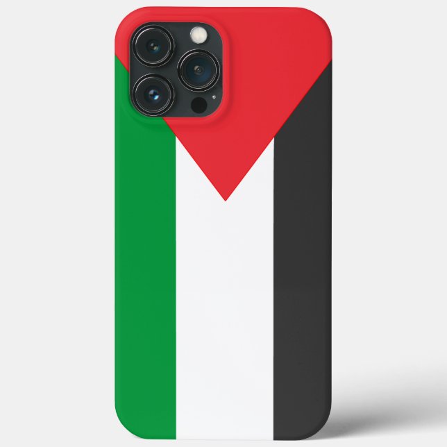 Bandeira Palestina Livre sob medida (Verso)