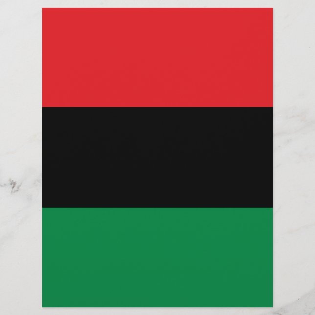 Bandeira Pan-Africana UNIA (Frente)