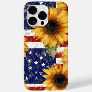 BANDEIRA PATRIÓTICA AMERICANA E FLORES