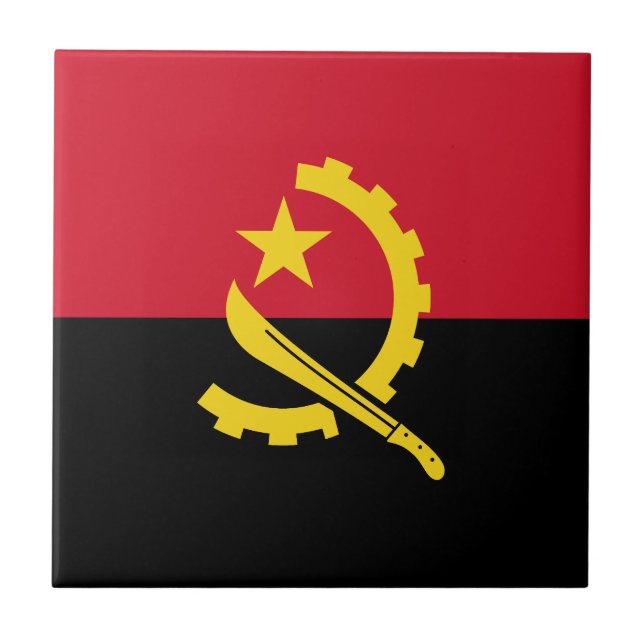 Bandeira Patriótica Angolana (Frente)