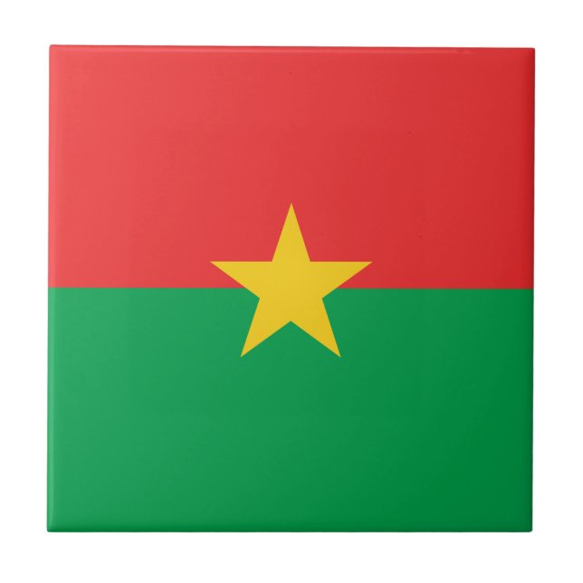 Bandeira Patriótica Burkina Faso (Frente)