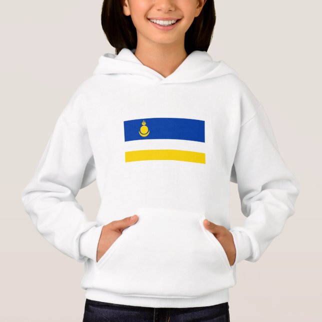 Bandeira Patriótica da Buriácia (Frente)