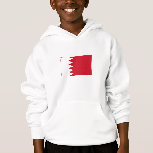 Bandeira Patriótica de Barém Hoodie (Frente)