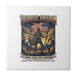 Bandeira Patriótica de Ferrugem Sobrevivente Apoca