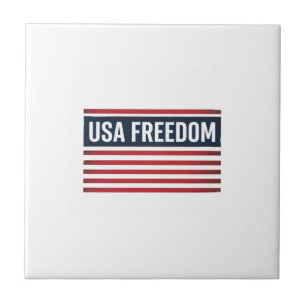 Bandeira Patriótica EUA Liberdade Estilo Vetorial