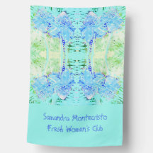 Bandeira Personalizada da Casa Fresca à prova de t