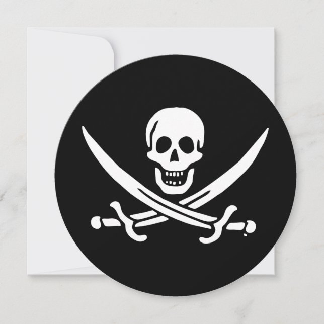 Bandeira pirata de Jolly roger (Frente)
