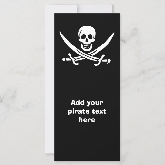 Bandeira pirata de Jolly roger (Frente)