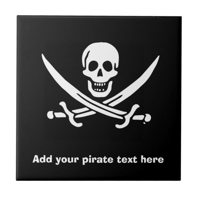Bandeira pirata de Jolly Roger (Frente)