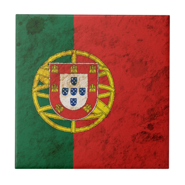 Bandeira portuguesa áspera (Frente)