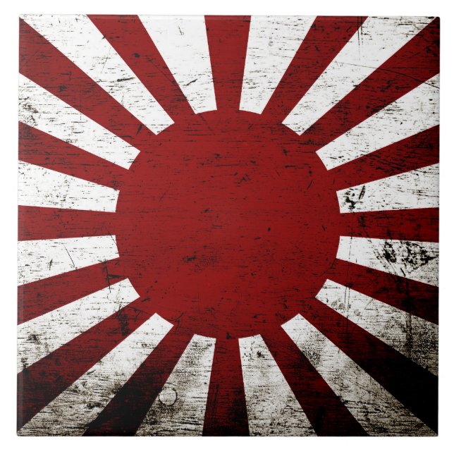 Bandeira preta de Sun de ascensão de Japão do (Frente)