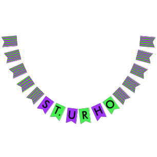 Bandeira roxa do Partido Verde do dia do St. Urho