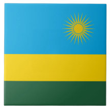 Bandeira Ruandesa (Ruanda) (País Africano)