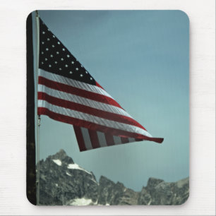 Bandeira Sobre Teton Mousepad
