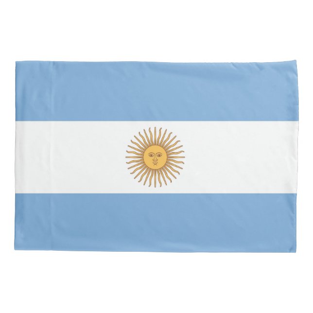 Bandeira Solteiro Patriótica da Argentina (Verso)