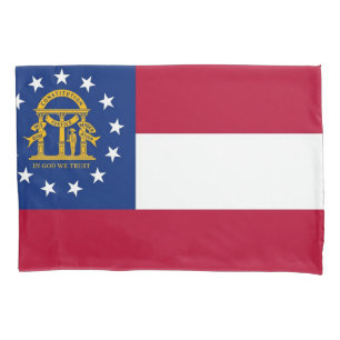 Bandeira Solteiro Patriótica da Geórgia