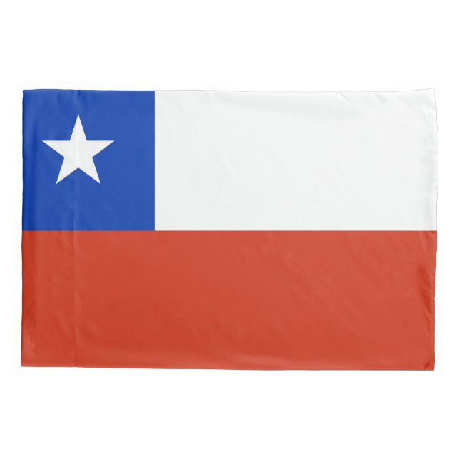 Bandeira Solteiro Patriótica do Chile (Verso)