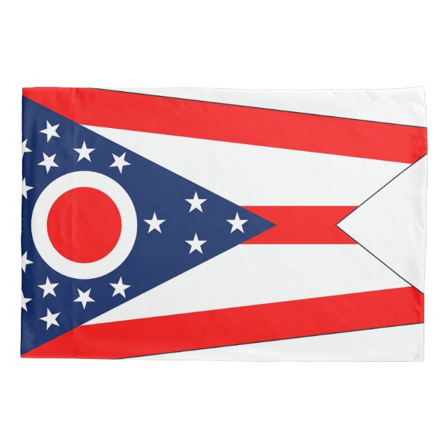 Bandeira Solteiro Patriótica em Ohio, EUA (Verso)