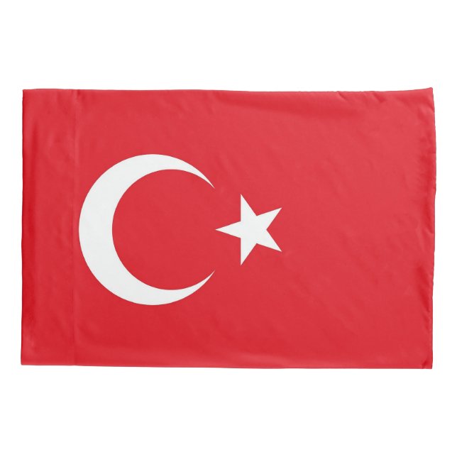 Bandeira Solteiro Patriótica na Turquia (Verso)